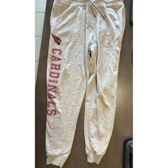 Arizona Cardinals NFL Sweatpants Men’s L Gray Fleece - Picture 1 of 9